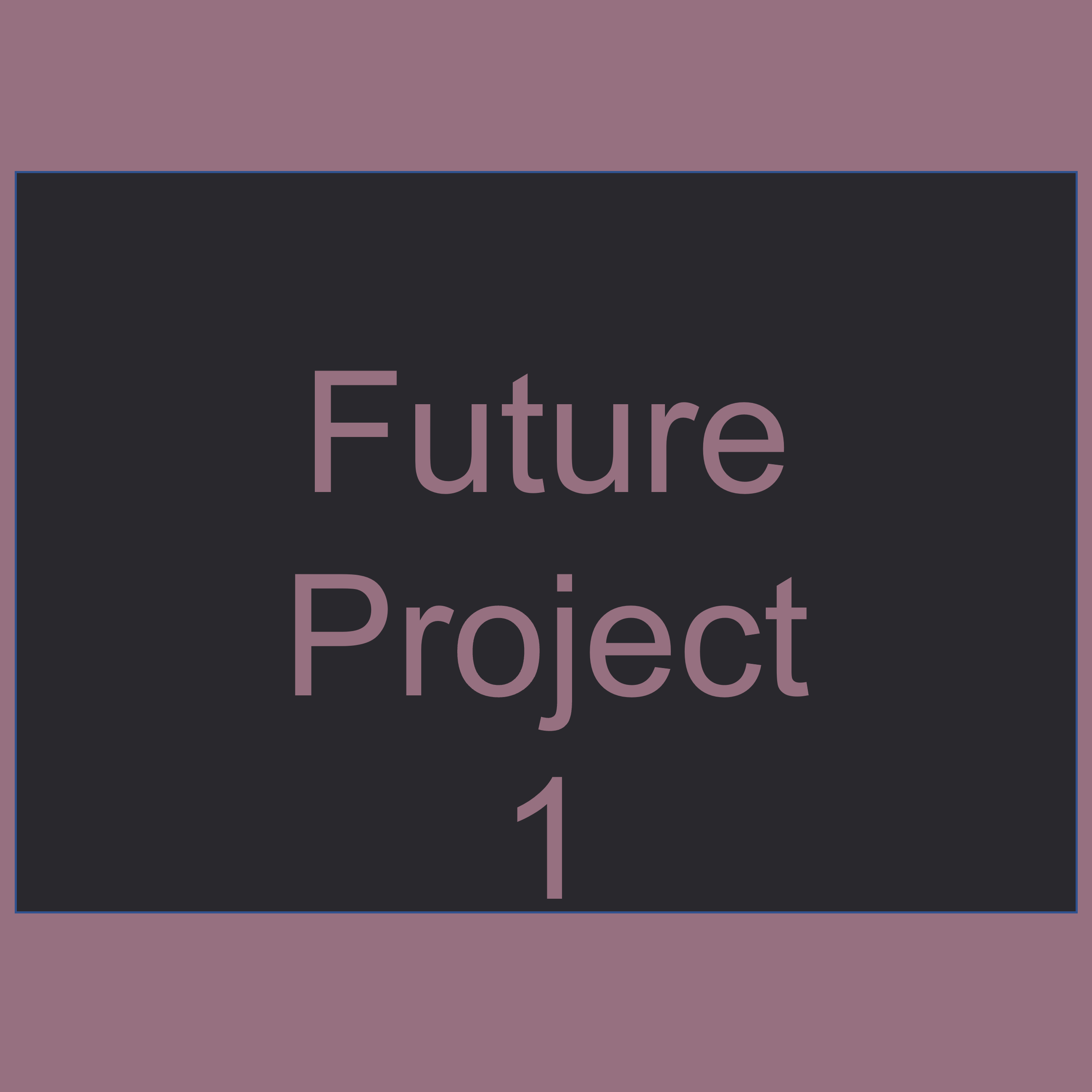 Future project